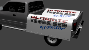 The Truck Bed Protector side panel display